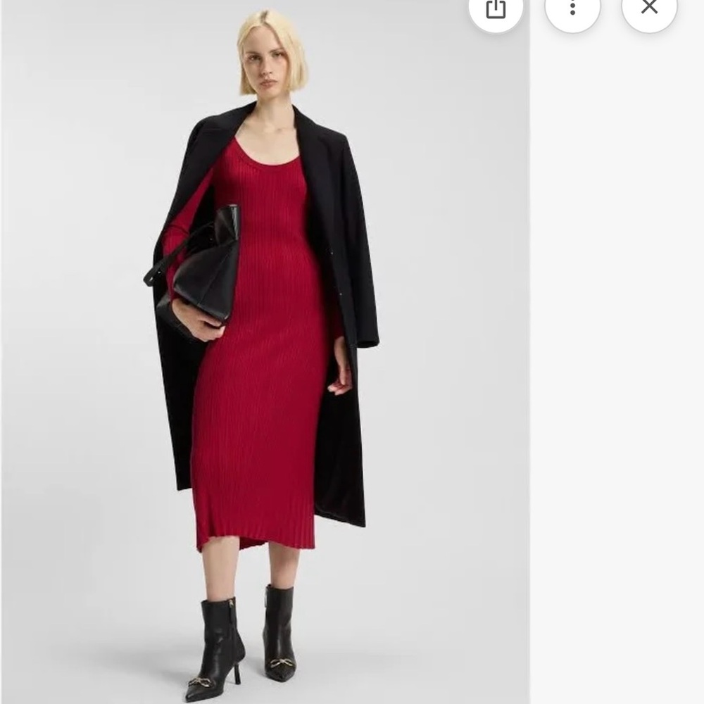 Hugo Boss Knit Midi Dress